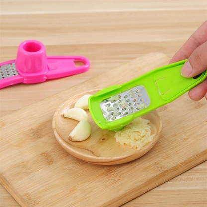 Garlic Press & Grater | Multi-Function Slicer & Grinding Tool | Easy-to-Use Kitchen Accessory