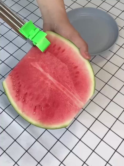 Windmill Watermelon Cube Cutter | Stainless Steel Fruit Slicer & Corer | Fast & Easy Melon Cutting Tool