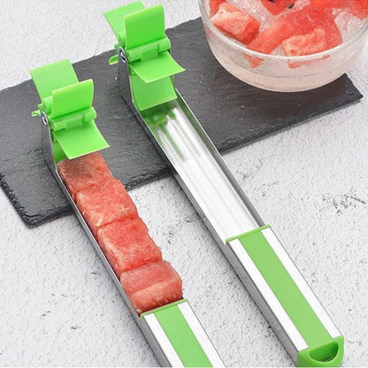 Windmill Watermelon Cube Cutter | Stainless Steel Fruit Slicer & Corer | Fast & Easy Melon Cutting Tool